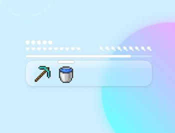 Modern Glass Hotbar screenshot