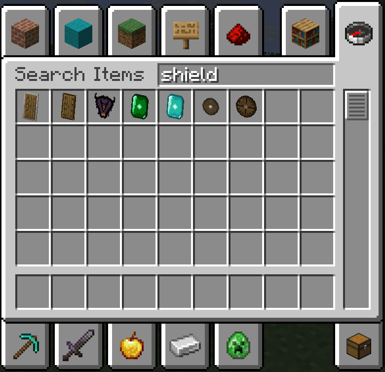 Tools, Armor and Shields screenshot
