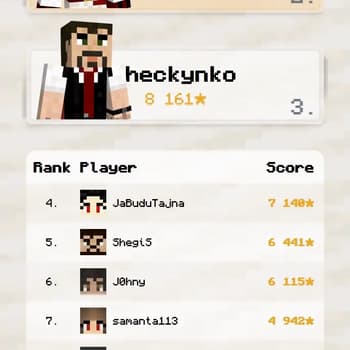 Player statistics screenshot