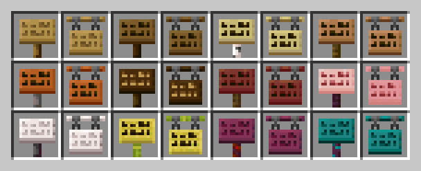 Modern Pixel Consistent Signs screenshot