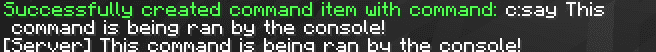 CommandItems screenshot
