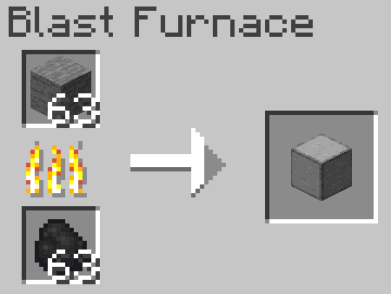 Smelt All Stone Blocks in Blast Furnaces screenshot