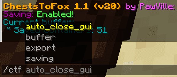 ChestsToFox screenshot