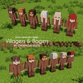 Human Era: Villagers & Illagers X Fresh Animations screenshot