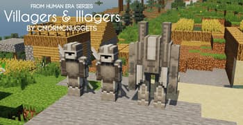 Human Era: Villagers & Illagers X Fresh Animations screenshot