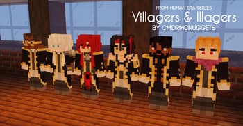 Human Era: Villagers & Illagers X Fresh Animations screenshot