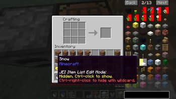 Just Enough Items (JEI) screenshot
