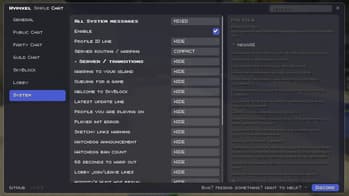 Hypixel Simple Chat screenshot
