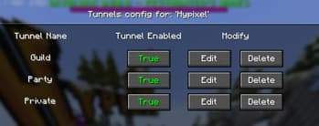 Text Tunnels screenshot
