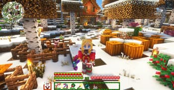 Cute Christmas Hotbar screenshot