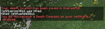 DeathPointCompass screenshot