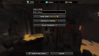 Flint Flamer Menus screenshot