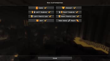 Flint Flamer Menus screenshot