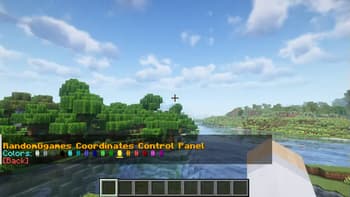 Coordinates screenshot
