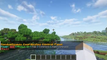 Coordinates screenshot