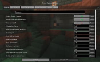 Config Search screenshot
