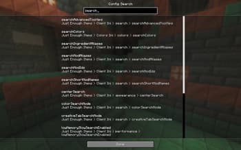 Config Search screenshot
