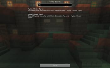 Config Search screenshot