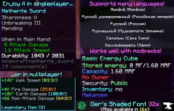 Der's Smooth Shaded Font (Faithful 32x) screenshot