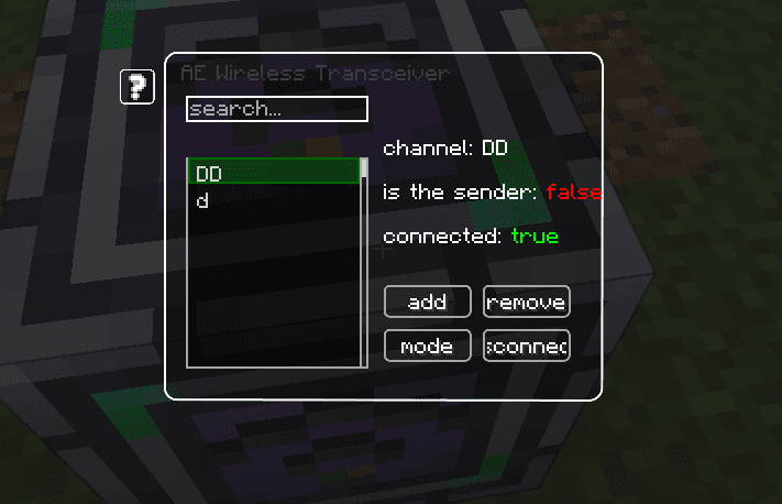 AE Wireless Transceiver screenshot