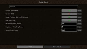 Tooltip Scroll screenshot