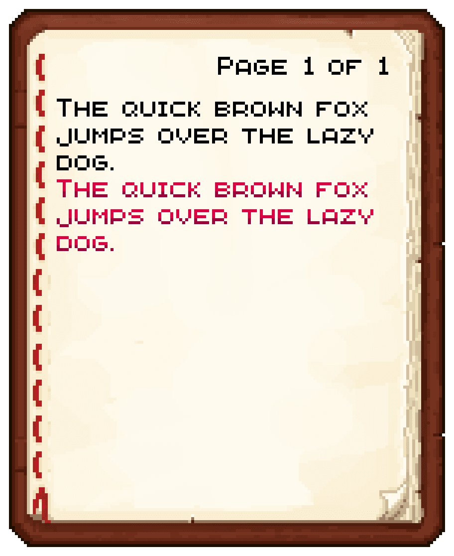 Refined Font screenshot