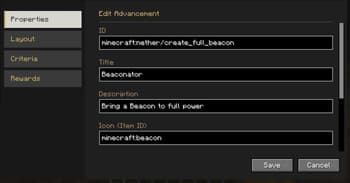 Reliable Advancements screenshot