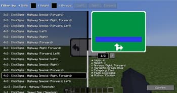 Click Signs screenshot