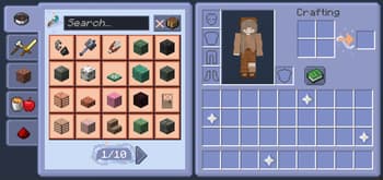 Nebula GUI and Hotbar screenshot