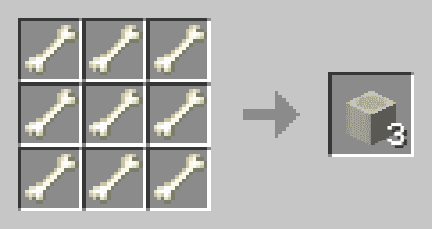More Recipes: Additional Bone Block Crafting screenshot