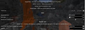 Info Overlay screenshot