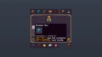 Mechanical equation GUI Add-on for Shulker Box Tooltip mod screenshot