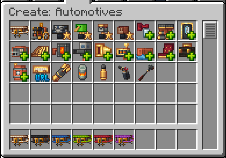 Create: Automotives screenshot