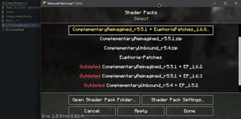 Iris/Oculus Shader Folder screenshot
