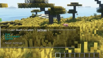 Last Death Location screenshot