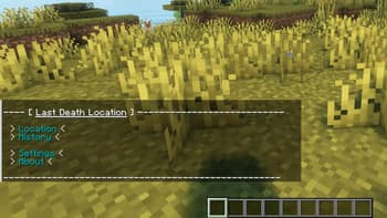 Last Death Location screenshot
