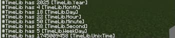 TimeLib screenshot
