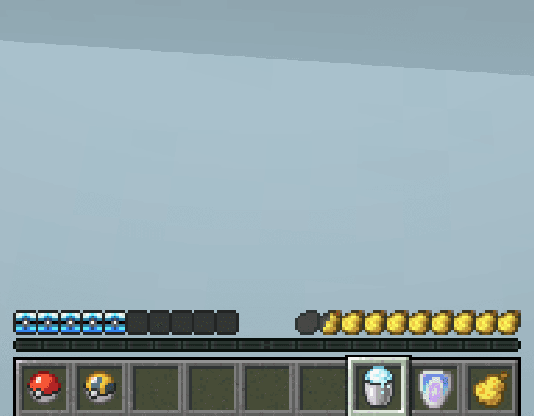 Cobblemon HUD screenshot