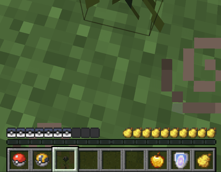 Cobblemon HUD screenshot