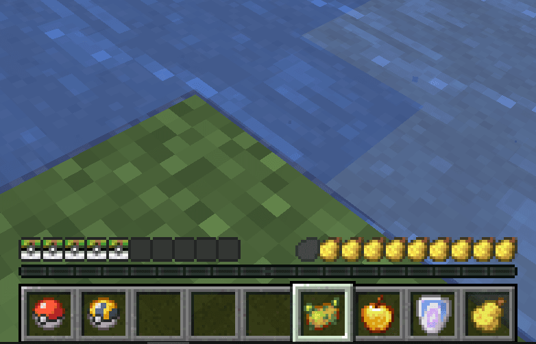 Cobblemon HUD screenshot