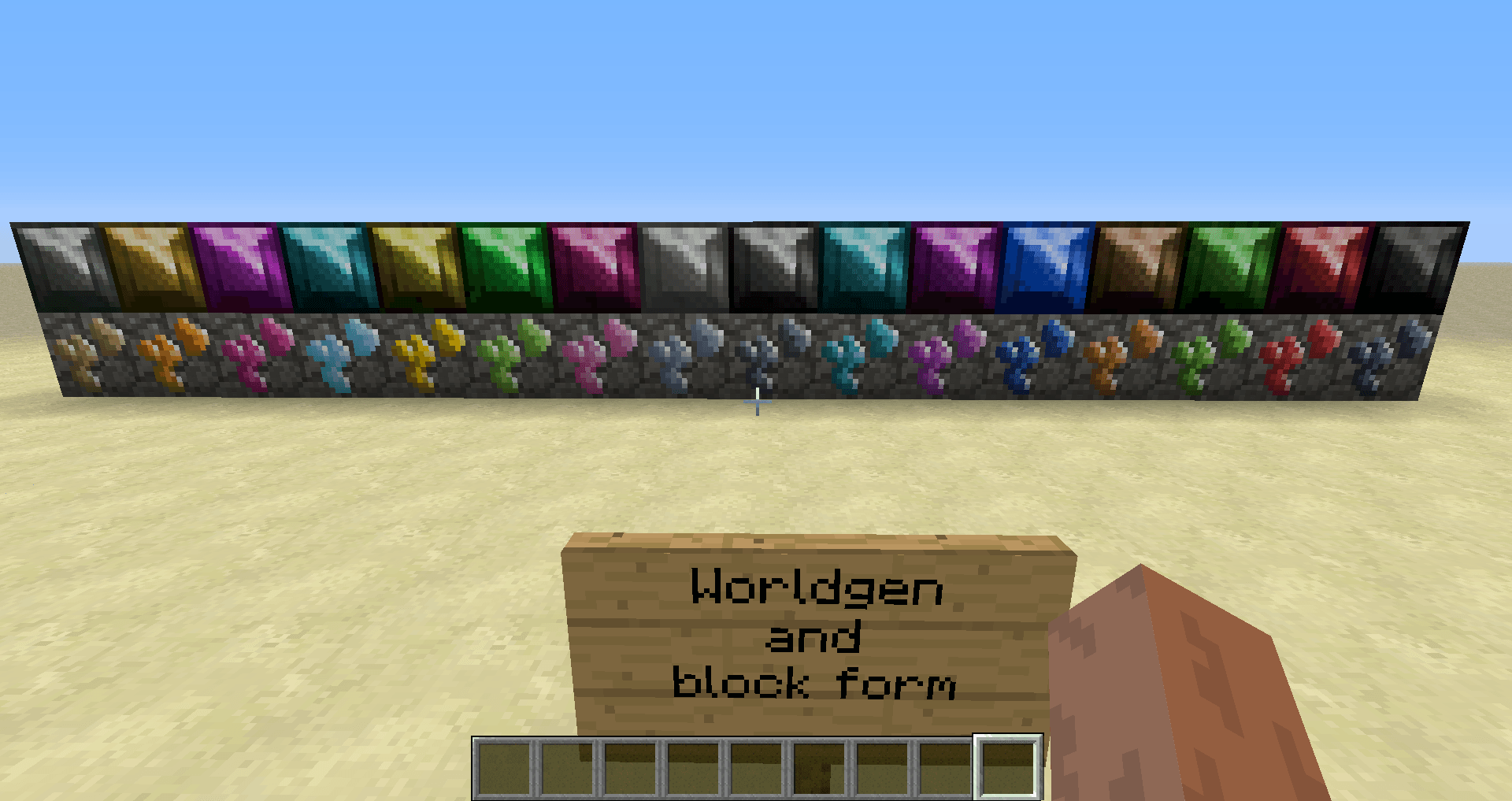 Gwycraft - A colored blocks mod screenshot