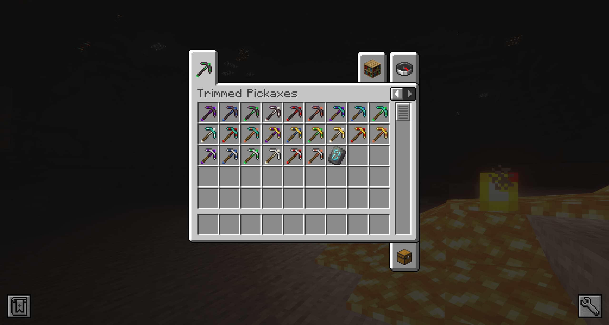Better Pickaxe Trims screenshot
