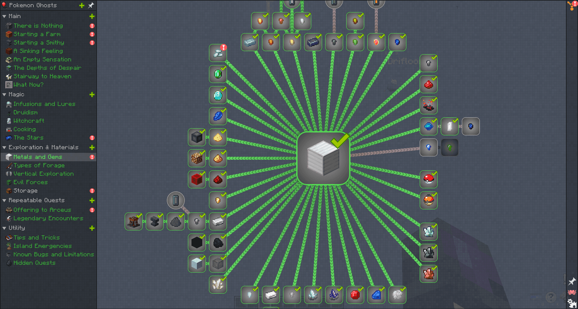 Pokemon Skyblock: Ghosts screenshot
