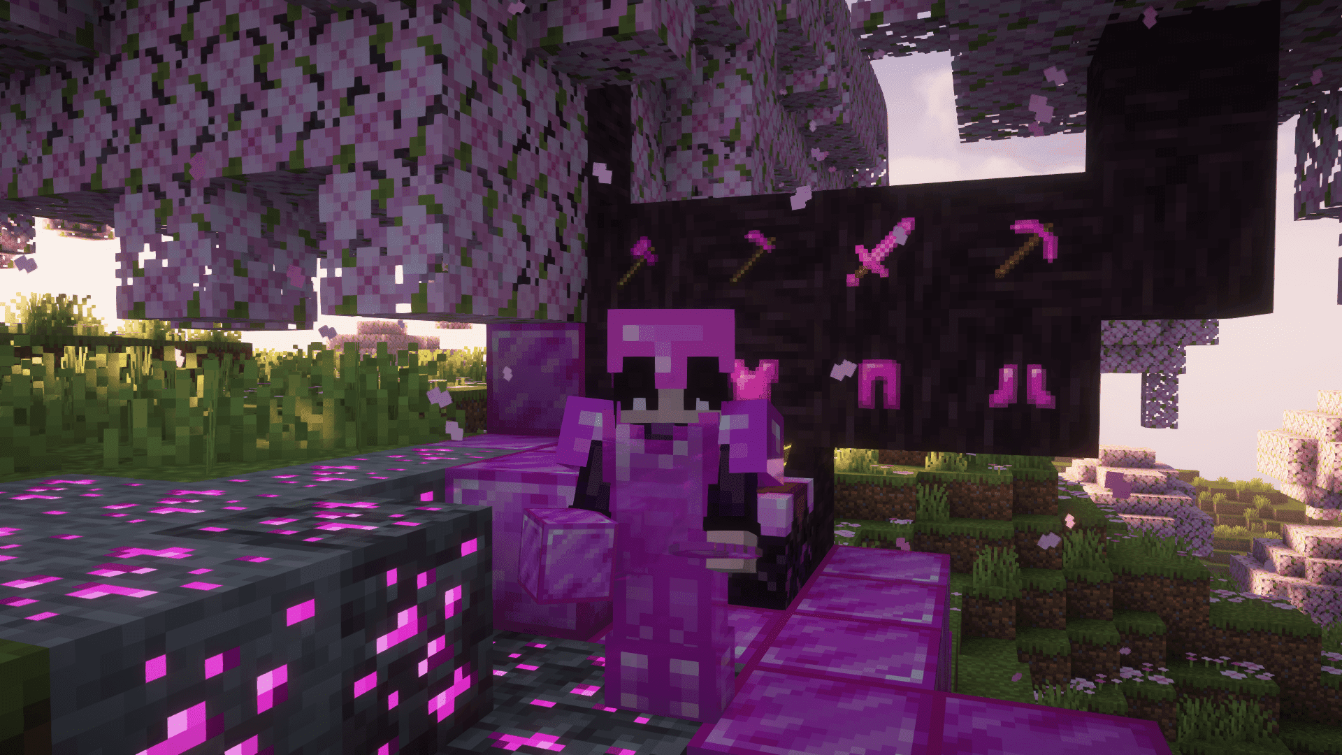 Pink Diamonds Texture Pack screenshot