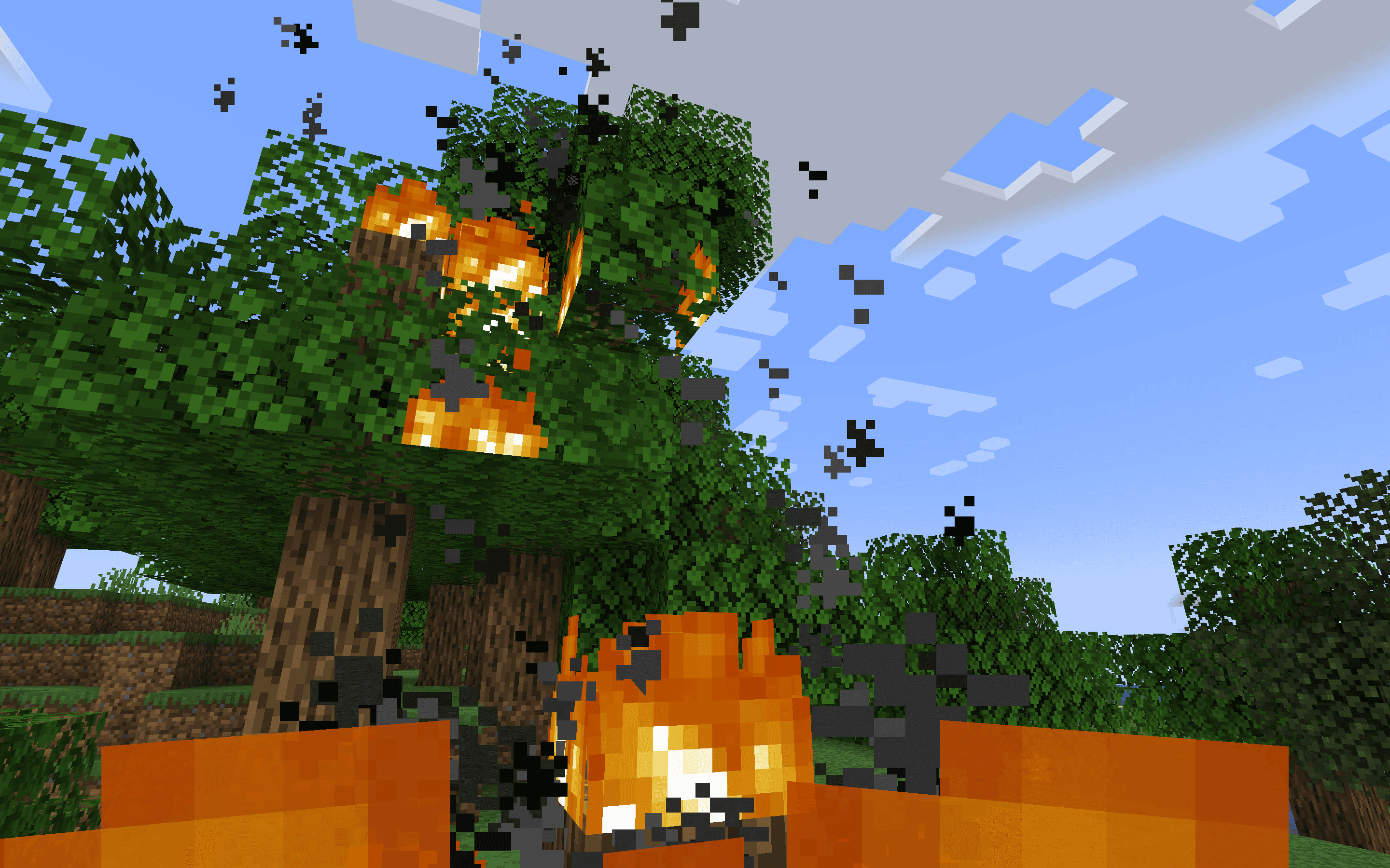 Better Lower Fire - Visibility Improved - Reduced Screen Obstruction screenshot