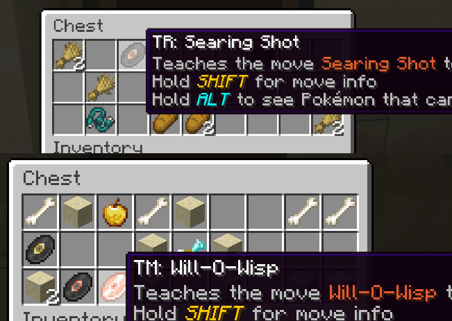SimpleTMs: TMs and TRs for Cobblemon screenshot