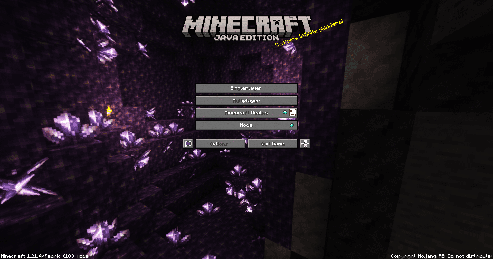 Caves & Cliffs Panorama with Shaders screenshot