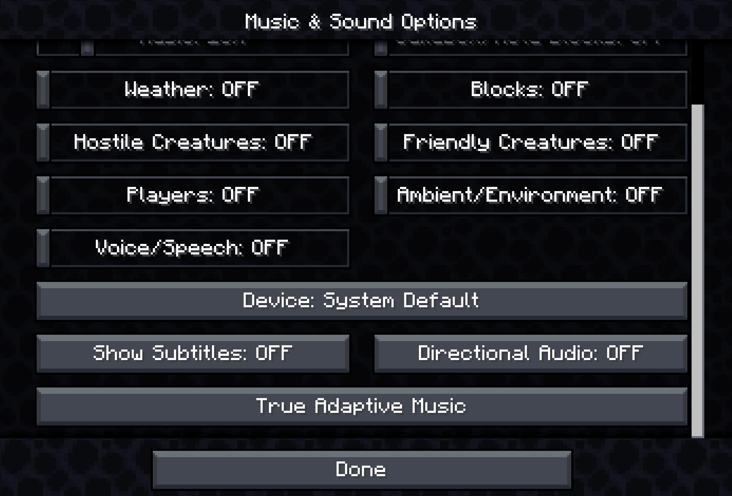 True Adaptive Music screenshot