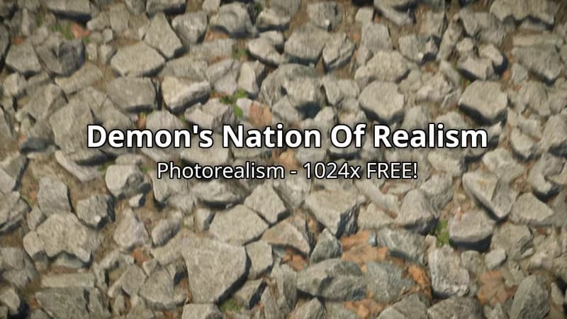 Demon's Nation Of Realism - 1024X POM & PBR For Free! screenshot
