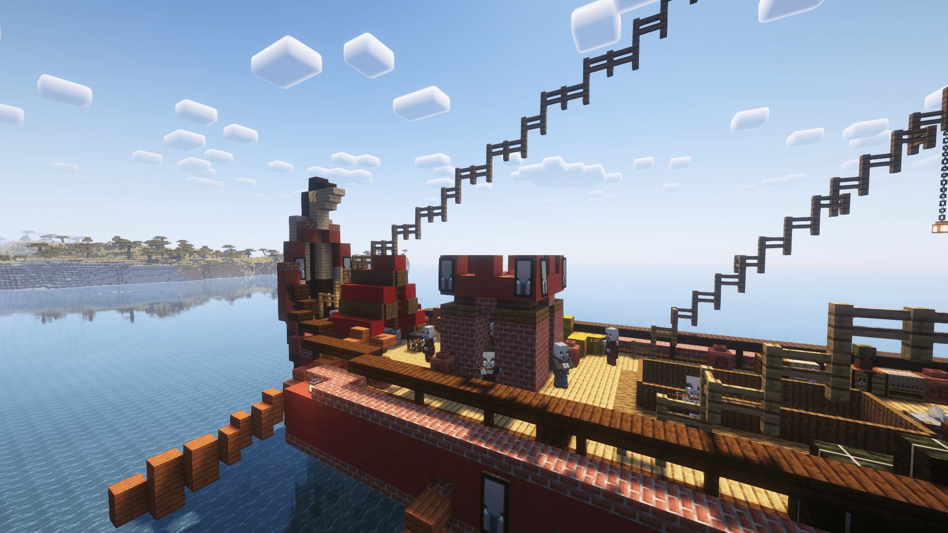 Illager War Trireme screenshot